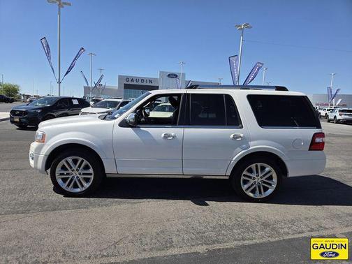 White Platinum Clearcoat Metallic 2017 Ford Expedition Platinum