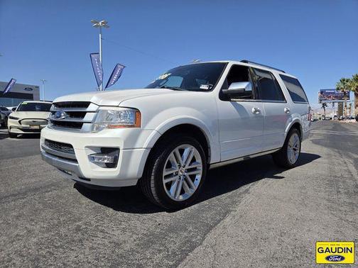 White Platinum Clearcoat Metallic 2017 Ford Expedition Platinum