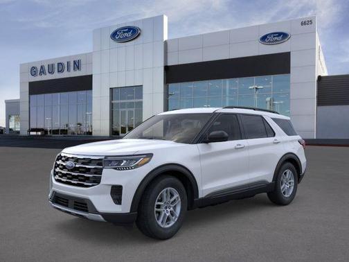 Space White Metallic 2026 Ford Explorer Active