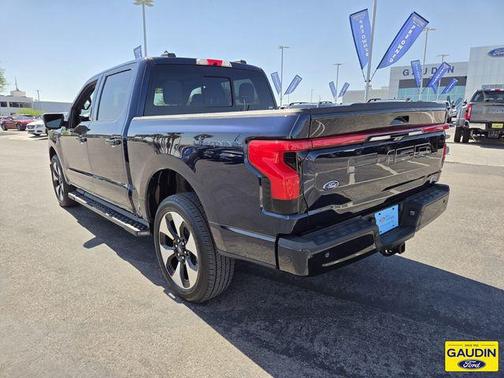 Antimatter Blue Metallic 2023 Ford F-150 Lightning Platinum