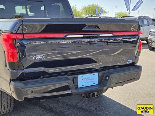 Antimatter Blue Metallic 2023 Ford F-150 Lightning Platinum
