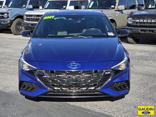 Intense Blue 2021 Hyundai ELANTRA N Line
