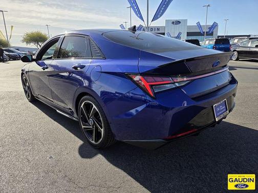 Intense Blue 2021 Hyundai ELANTRA N Line