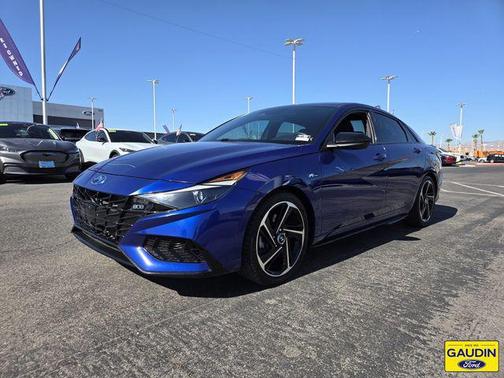 Intense Blue 2021 Hyundai ELANTRA N Line