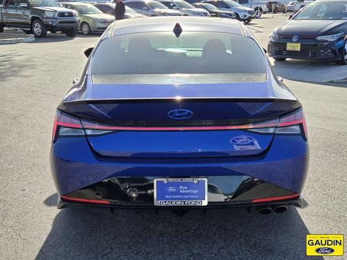 Intense Blue 2021 Hyundai ELANTRA N Line