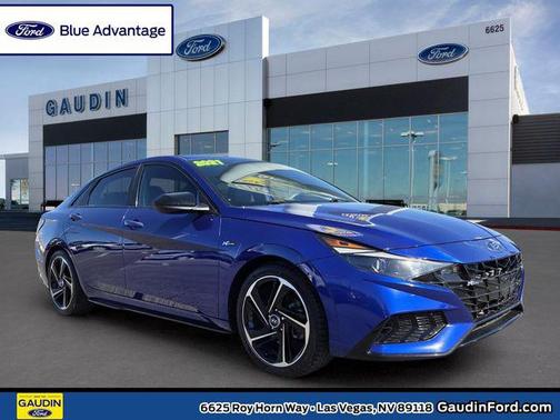 Intense Blue 2021 Hyundai ELANTRA N Line