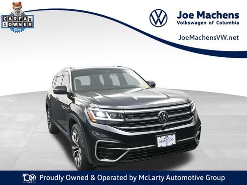 Deep Black 2023 Volkswagen Atlas 3.6L SEL Premium