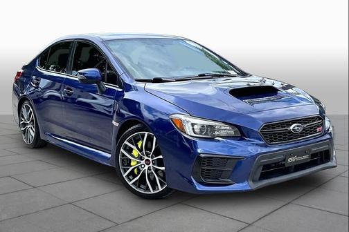 Lapis Blue Pearl 2020 Subaru WRX STI Limited w/Lip