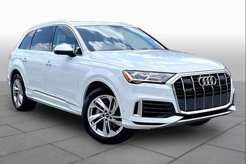 Glacier White Metallic 2022 Audi Q7 55 Premium Plus