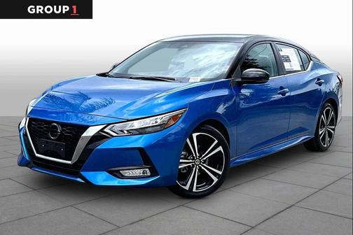 Electric Blue Metallic/Super Black 2023 Nissan Sentra SR