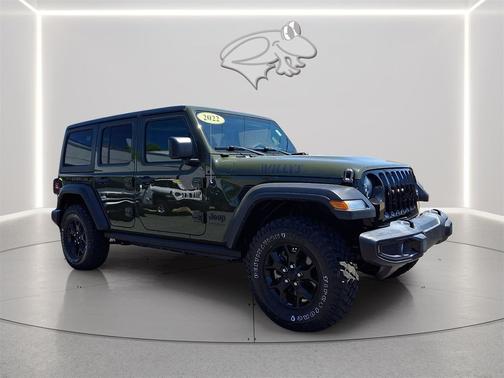 Sarge Green Clearcoat 2022 Jeep Wrangler Willys