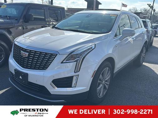Crystal White Tricoat 2024 Cadillac XT5 Premium Luxury