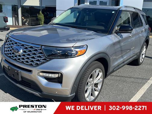 Iconic Silver Metallic 2021 Ford Explorer Platinum