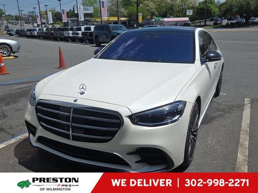 MANUFAKTUR Diamond White 2022 Mercedes-Benz S-Class 4MATIC