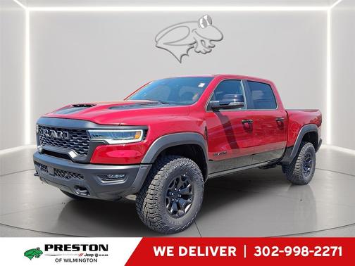 Molten Red Pearlcoat 2026 RAM 1500 RHO Crew Cab 4x4 5'7' Box
