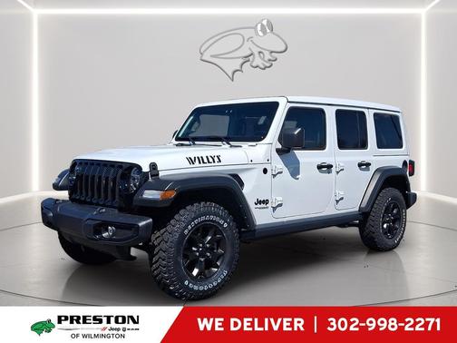 Bright White Clearcoat 2022 Jeep Wrangler Willys