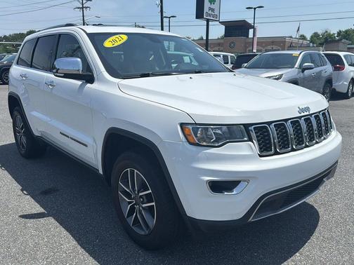 Bright White Clearcoat 2021 Jeep Grand Cherokee Limited
