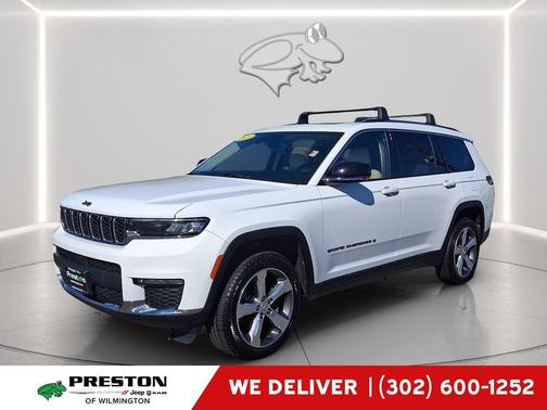 Bright White Clearcoat 2021 Jeep Grand Cherokee L Limited