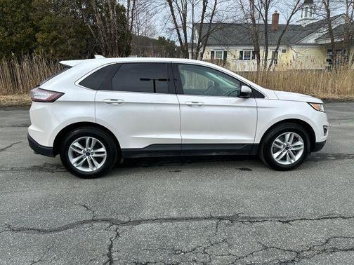 White Platinum Tri-Coat Metallic 2016 Ford Edge SEL