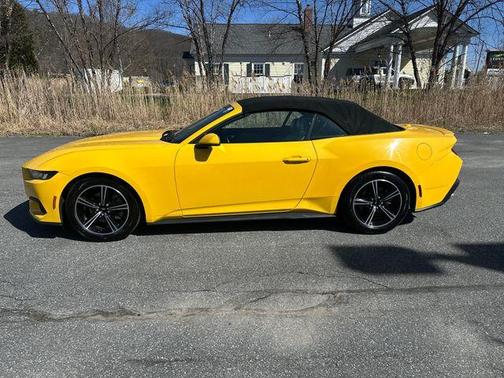 Yellow 2024 Ford Mustang EcoBoost Premium