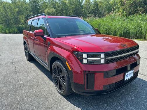 Red 2026 Hyundai SANTA FE HEV Calligraphy
