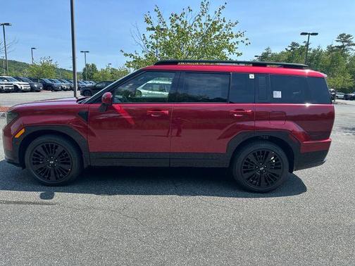 Red 2026 Hyundai SANTA FE HEV Calligraphy