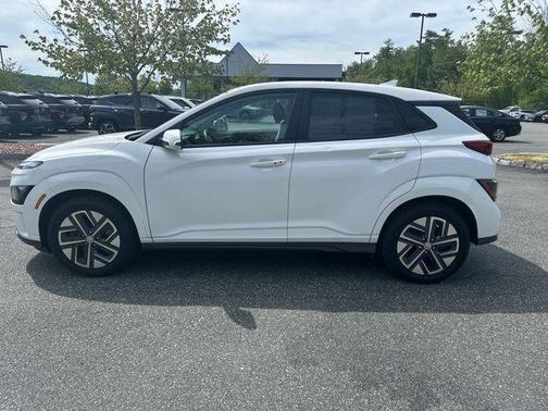 Lunar White 2023 Hyundai KONA EV SE