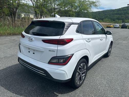 Lunar White 2023 Hyundai KONA EV SE