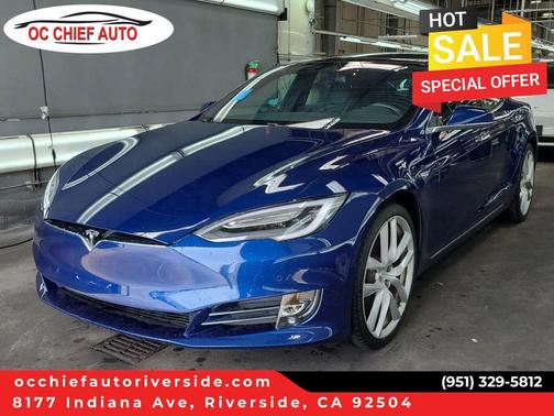Deep Blue Metallic 2018 Tesla Model S 75D