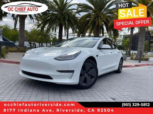 Pearl White Multi-Coat 2023 Tesla Model 3 Standard Range