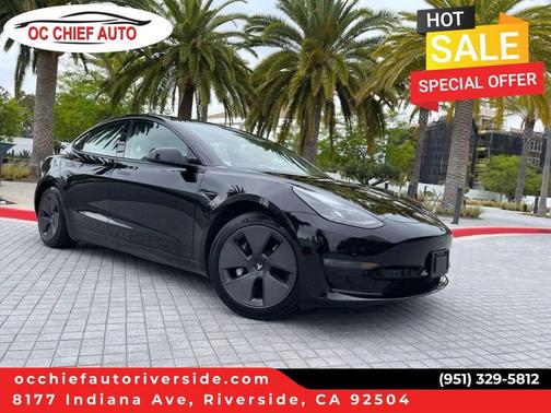 Solid Black 2021 Tesla Model 3 Long Range