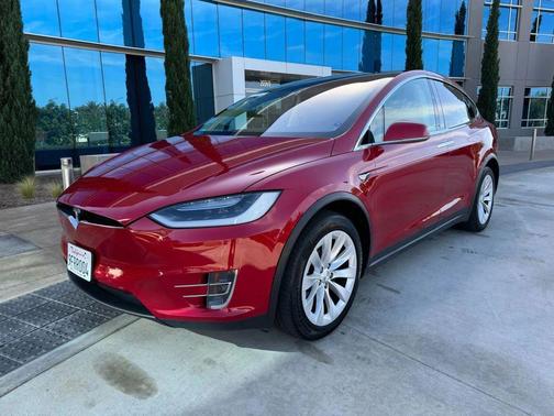 Red Multi-Coat 2020 Tesla Model X Long Range Plus Dual Motor All-Wheel Drive