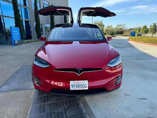 Red Multi-Coat 2020 Tesla Model X Long Range Plus Dual Motor All-Wheel Drive