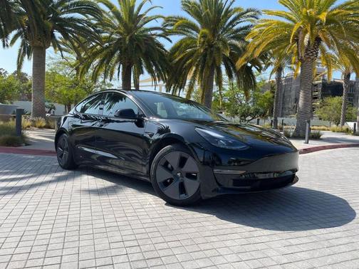 Solid Black 2023 Tesla Model 3 Standard Range
