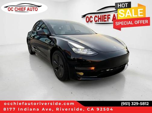Solid Black 2023 Tesla Model 3 Standard Range