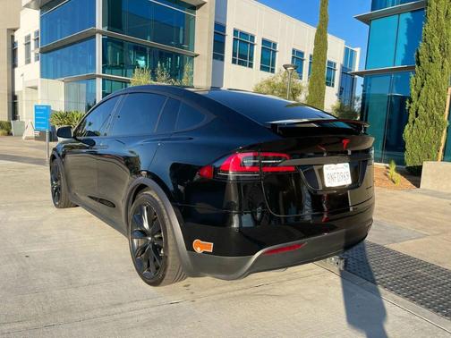 Solid Black 2020 Tesla Model X Long Range Plus Dual Motor All-Wheel Drive