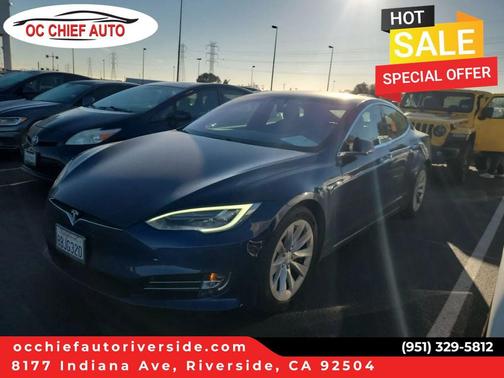 Deep Blue Metallic 2017 Tesla Model S 75