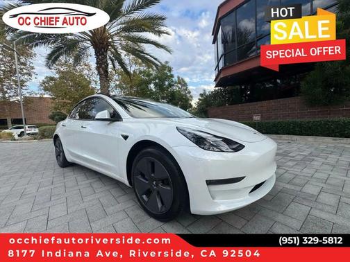 Pearl White Multi-Coat 2022 Tesla Model 3 Long Range