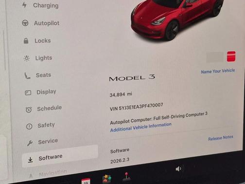 Red Multi-Coat 2023 Tesla Model 3 Standard Range