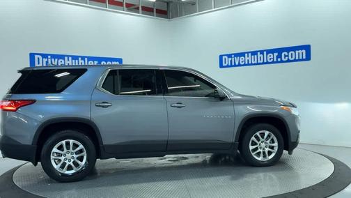 Satin Steel Metallic 2021 Chevrolet Traverse LS