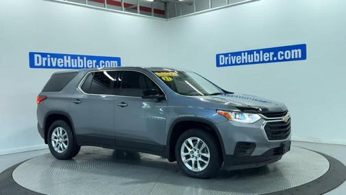Satin Steel Metallic 2021 Chevrolet Traverse LS