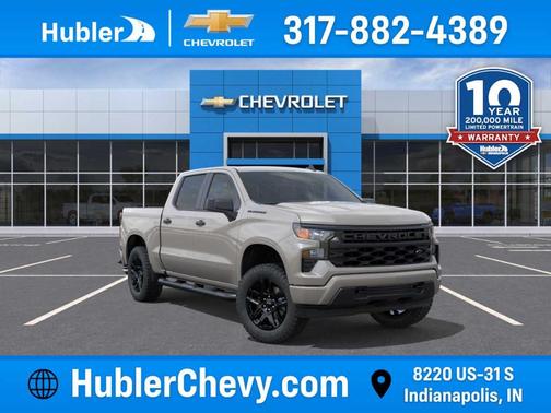 White Sand 2026 Chevrolet Silverado 1500 Custom