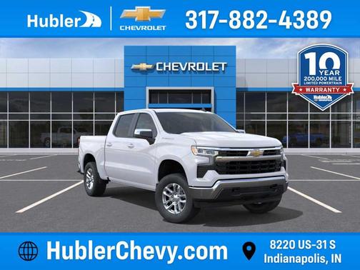 Summit White 2026 Chevrolet Silverado 1500 LT