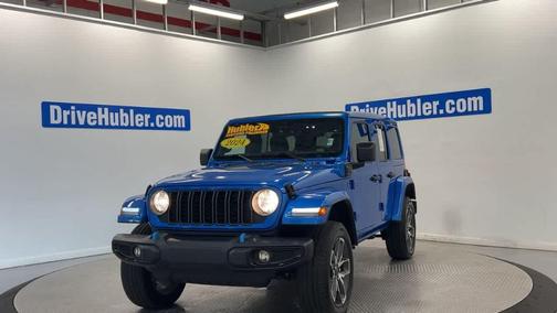 Adriatic Blue 2024 Jeep Wrangler 4xe Sport