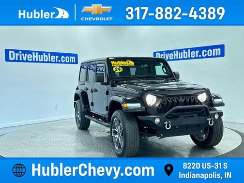 Black 2024 Jeep Wrangler 4xe Sport