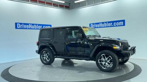 Black 2024 Jeep Wrangler 4xe Sport