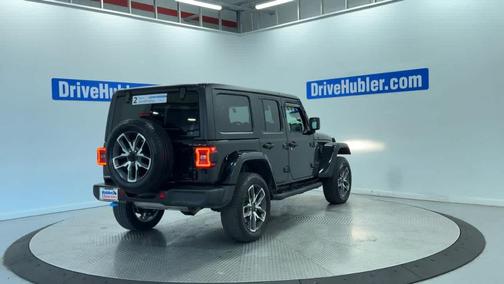 Black 2024 Jeep Wrangler 4xe Sport