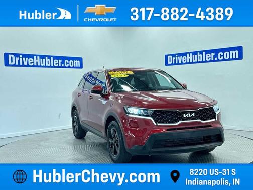 Maroon 2023 Kia Sorento LX