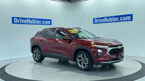 Crimson Metallic 2025 Chevrolet Trax LT