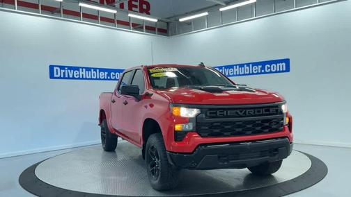 Red 2025 Chevrolet Silverado 1500 Custom Trail Boss